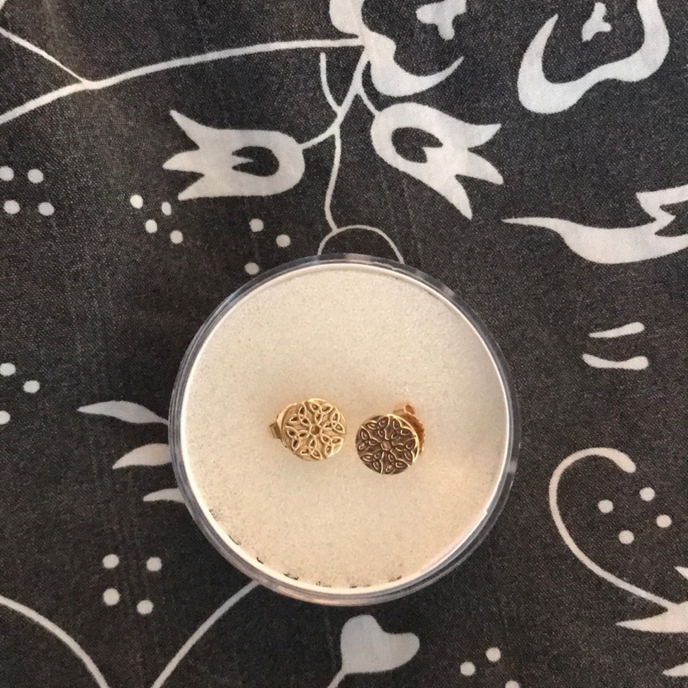 Post earrings from Alex and Ani.